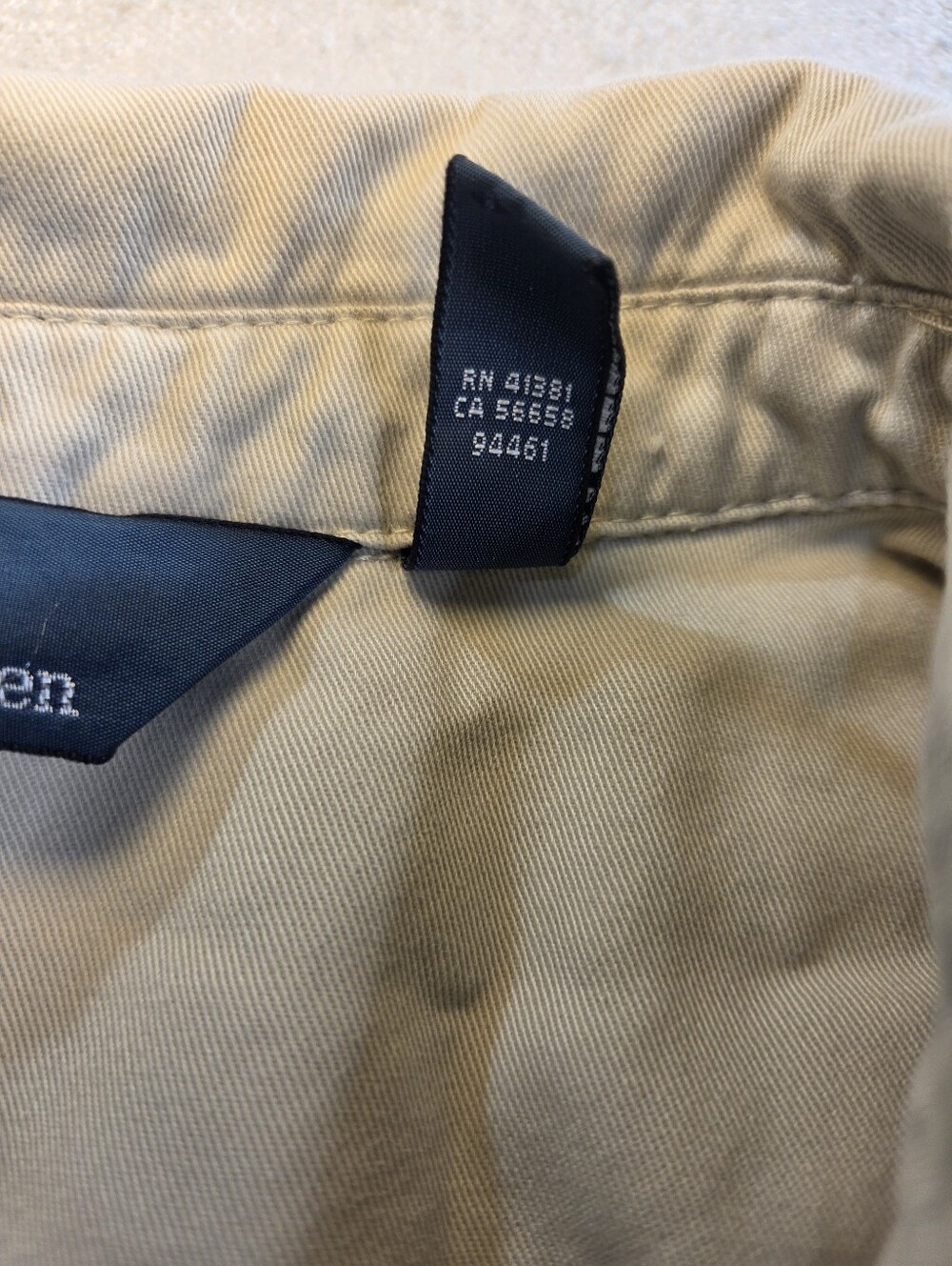 Polo Ralph Lauren Harrington Jacket XXL Beige Tan Red Pony Full Zip 100% Cotton - Picture 7 of 9